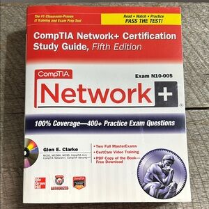 CompTIA Network+ Certification Study Guide Fifth Edition Paperback Includes Disc